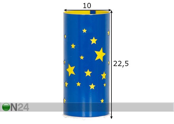 Pöytävalaisin Gwiazdy mitat