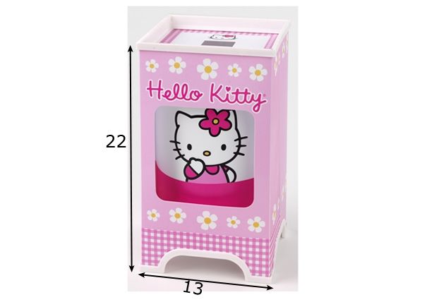 Pöytävalaisin HELLO KITTY mitat