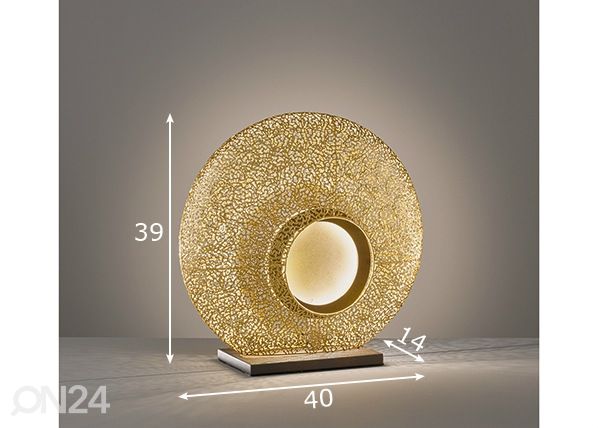 Pöytävalaisin LED Mina mitat