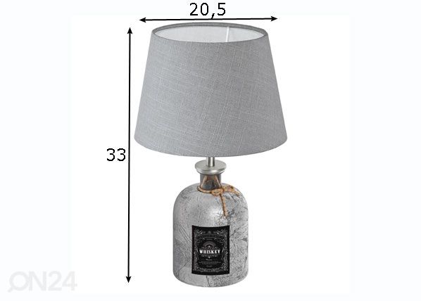 Pöytävalaisin MOJADA mitat