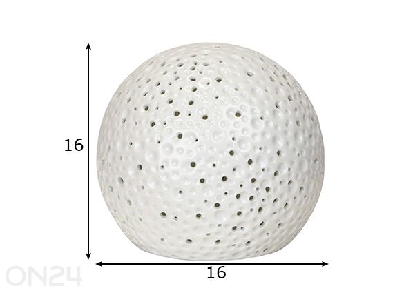 Pöytävalaisin Moonlight mitat