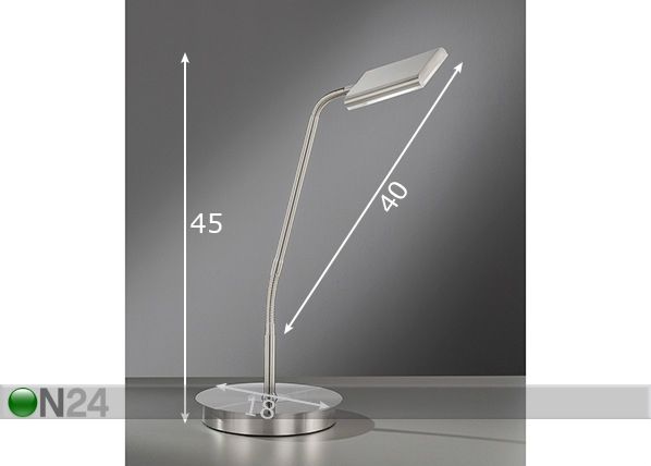 Pöytävalaisin Norwik LED mitat