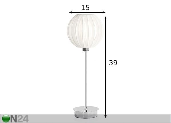 Pöytävalaisin Plastband mitat