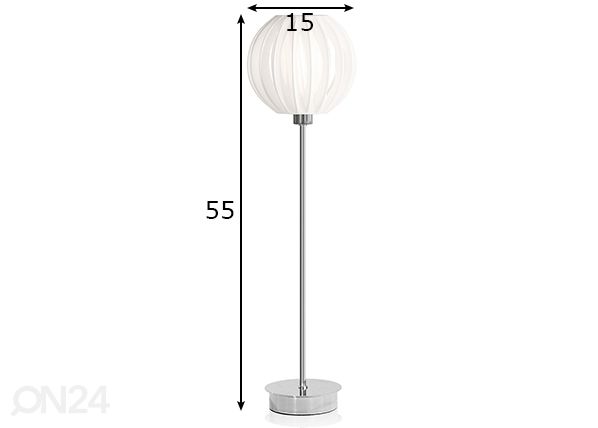 Pöytävalaisin PLASTBAND mitat