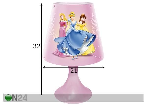 Pöytävalaisin PRINSESSA mitat