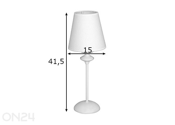 Pöytävalaisin Rafaello mitat