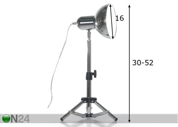 Pöytävalaisin Scoop mitat