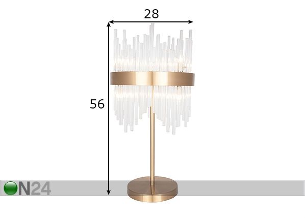 Pöytävalaisin Soho mitat