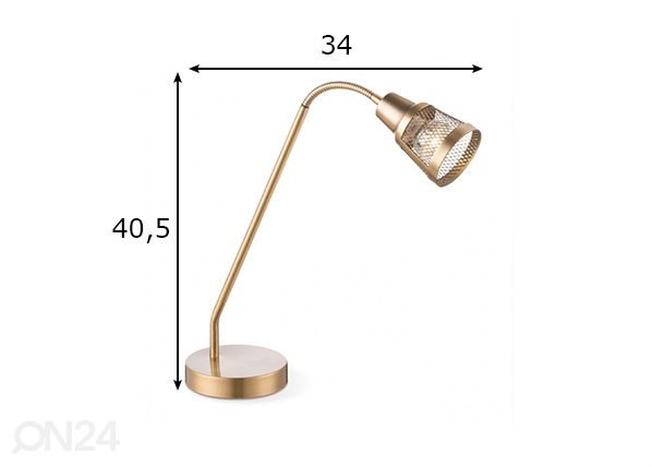 Pöytävalaisin Solo mitat