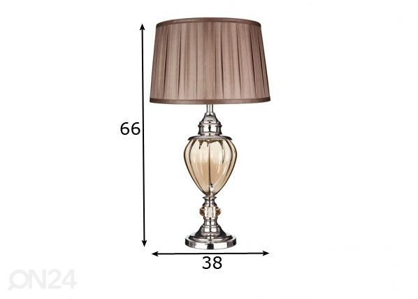 Pöytävalaisin Table mitat