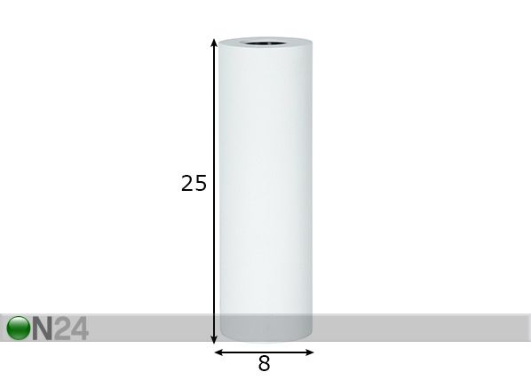 Pöytävalaisin Tub mitat