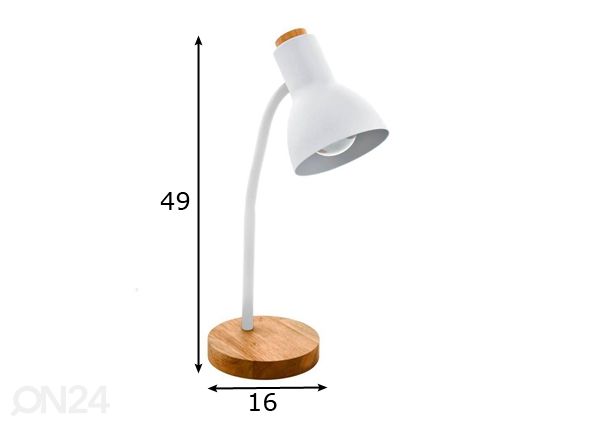 Pöytävalaisin Veradal mitat