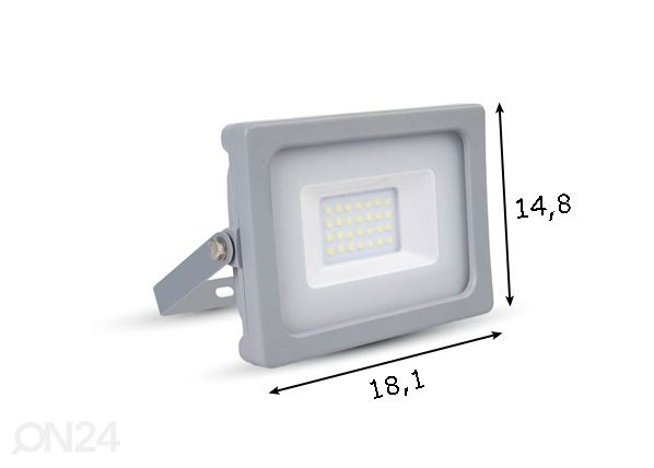 Projektori 20 W mitat