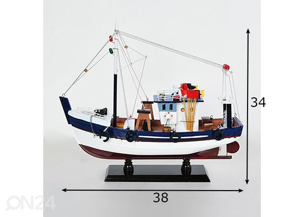 Puinen laiva 997 mitat
