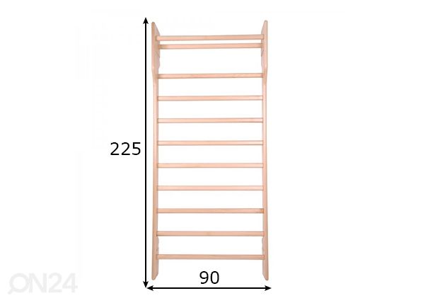Puolapuut 225x90 cm mitat
