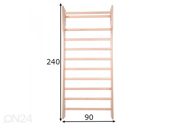 Puolapuut 240x90 cm mitat