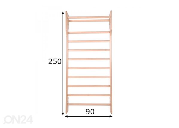 Puolapuut 250x90 cm mitat