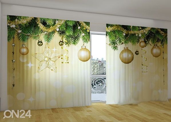 Puolipimentävä verho GOLDEN SHINE 360x230 cm