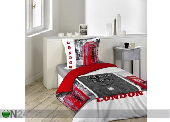 Pussilakanasetti LONDON 140x200 cm