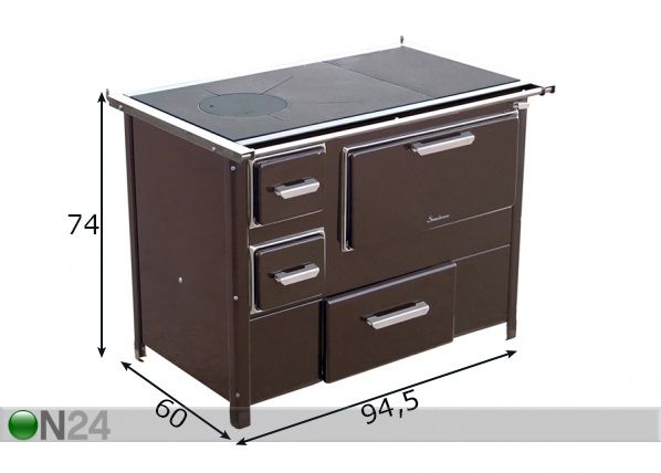 Puuhella MBS 9 mitat
