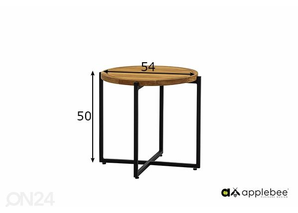 Puutarhapöytä Condor Ø 54 cm mitat