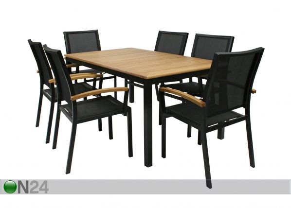 Puutarharyhmä LENOX, 6 tuolia