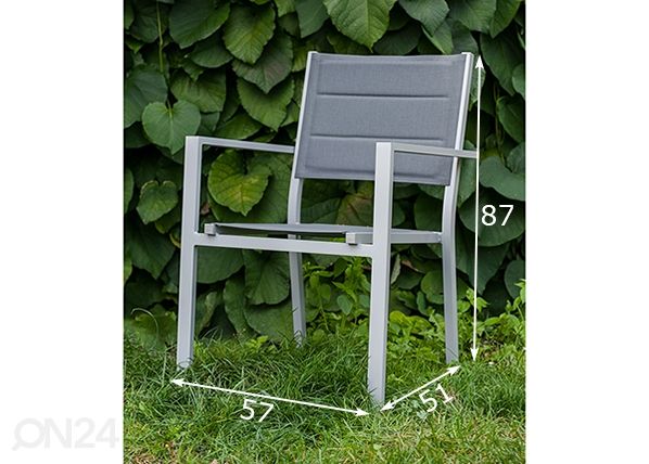 Puutarhatuoli Diverso 2 kpl mitat