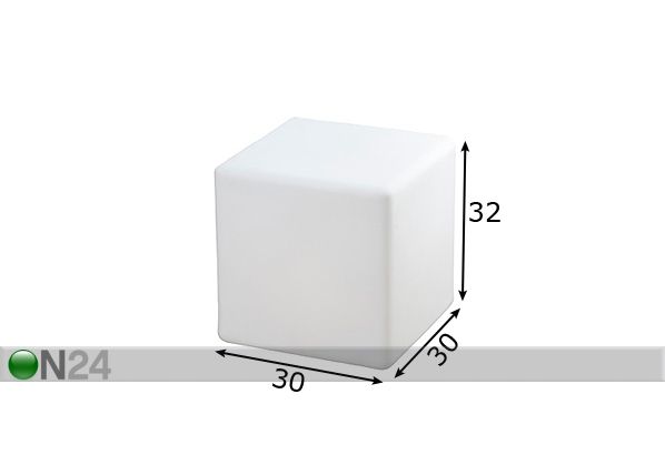 Puutarhavalaisin DETT mitat