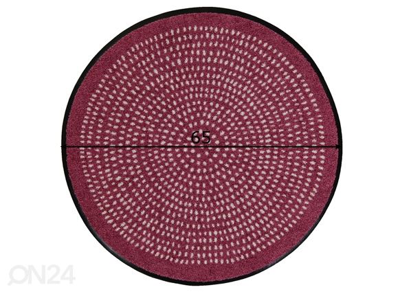 Pyöreä matto Nestor mauve Ø 65 cm mitat