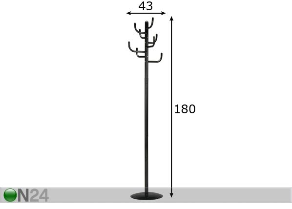 Pystynaulakko Cactus mitat