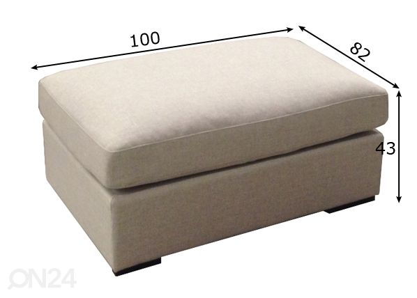 Rahi Comforto 100x82 cm mitat