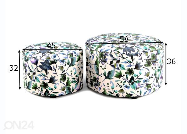 Rahi Flower 2 kpl mitat