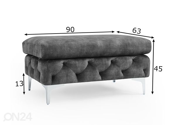 Rahi Modern Baroque mitat