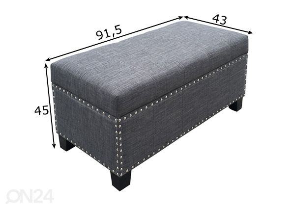 Rahi-säilytystila BALLART mitat