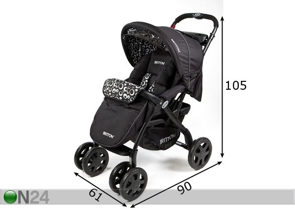 Rattaat BRITTON ALLROAD mitat