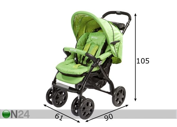 Rattaat BRITTON ALLROAD mitat