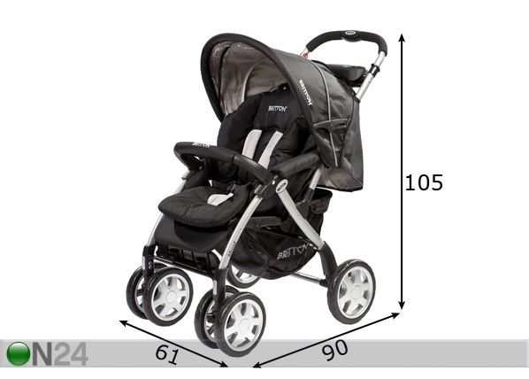 Rattaat BRITTON ALLROAD mitat
