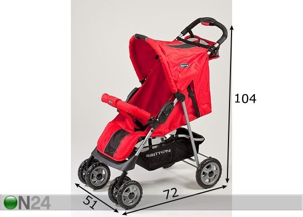 Rattaat BRITTON EASY mitat