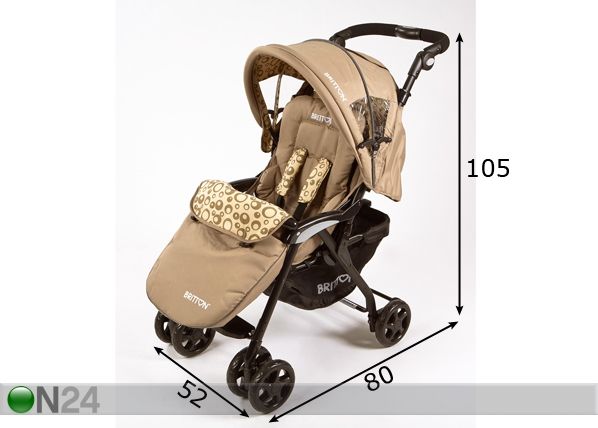 Rattaat BRITTON RELAX mitat