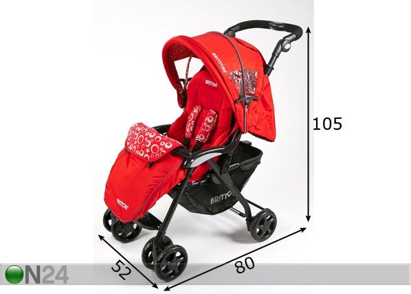 Rattaat BRITTON RELAX mitat