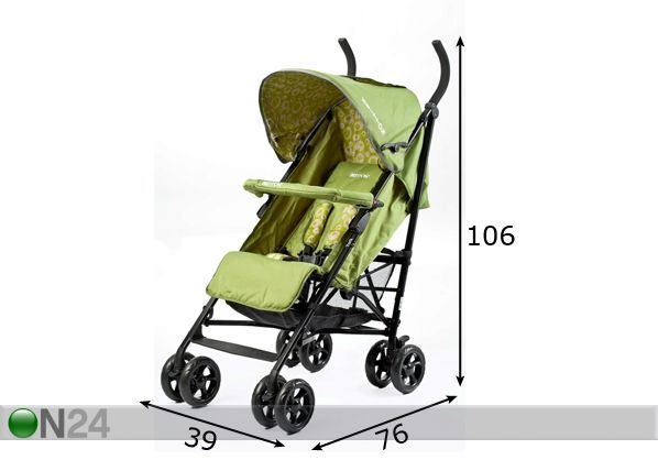 Rattaat BRITTON® YORK mitat