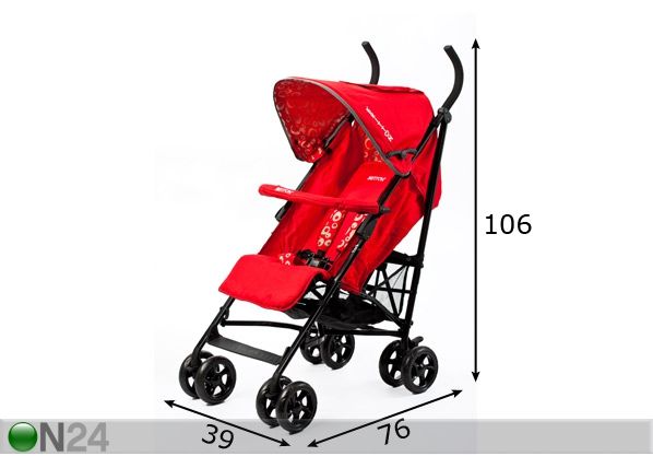 Rattaat BRITTON® YORK mitat