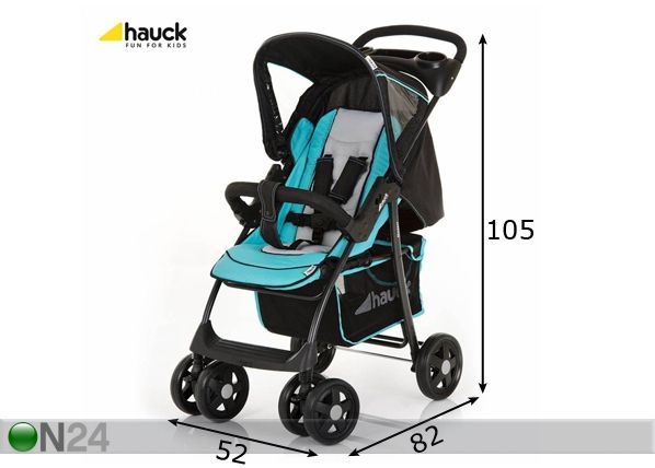 Rattaat HAUCK SHOPPER SH-12 petrol mitat