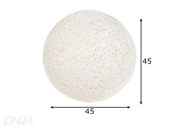 Riippuvalaisin Cocooning Ø 45 cm mitat