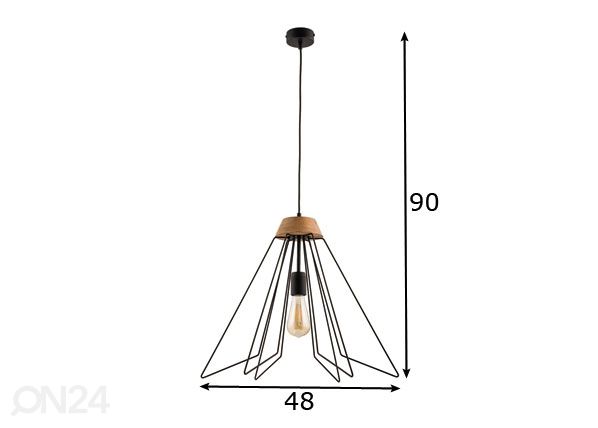 Riippuvalaisin Fil Ø 48 cm mitat