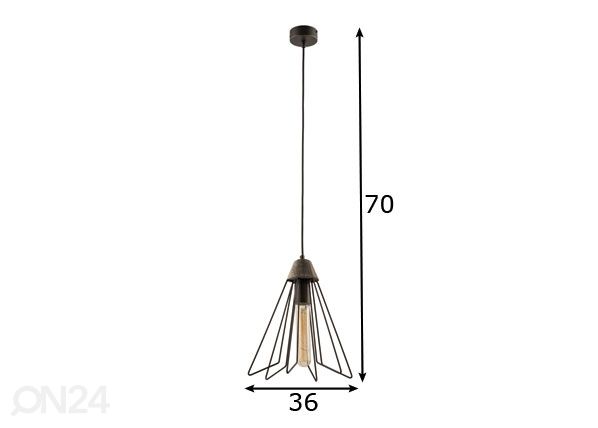 Riippuvalaisin Fil-2 Ø 36 cm mitat