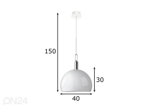 Riippuvalaisin Gio Ø40 cm mitat