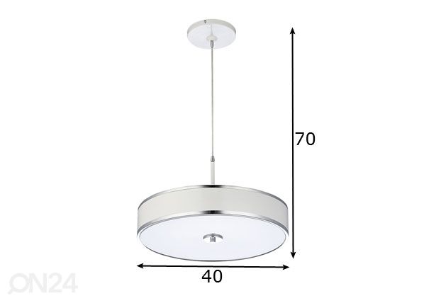 Riippuvalaisin Jazz Ø 40 cm mitat