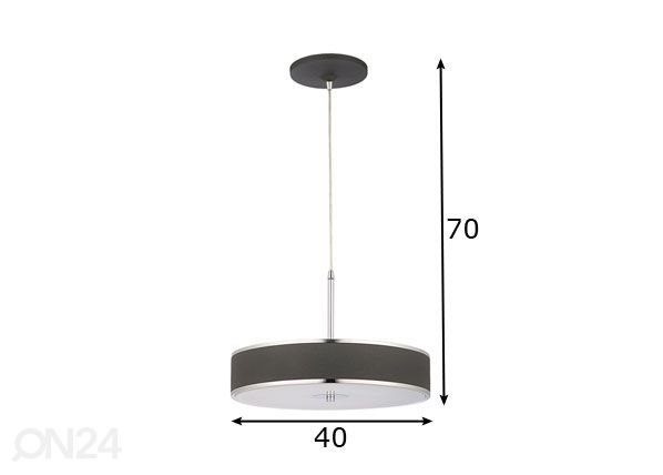 Riippuvalaisin Jazz-2 Ø 40 cm mitat