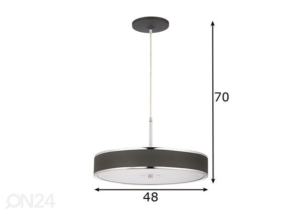 Riippuvalaisin Jazz-2 Ø 48 cm mitat